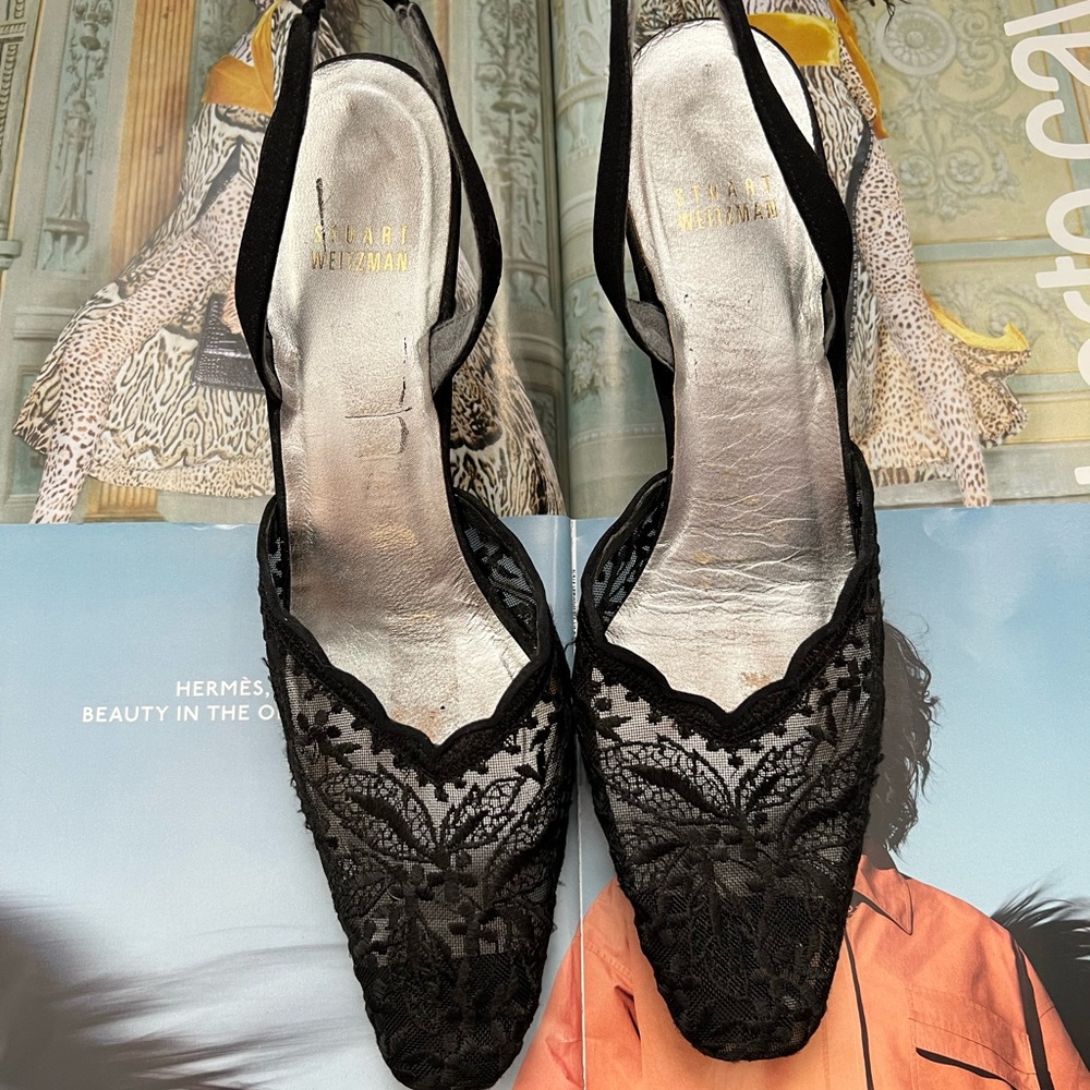 STUART WEITZMAN Vintage strapy sandal heels